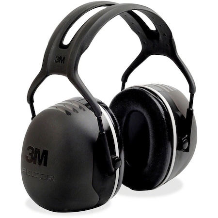 3M X Over-the-head X-Series Over-The-Head X5 Earmuffs, Black MMMX5A